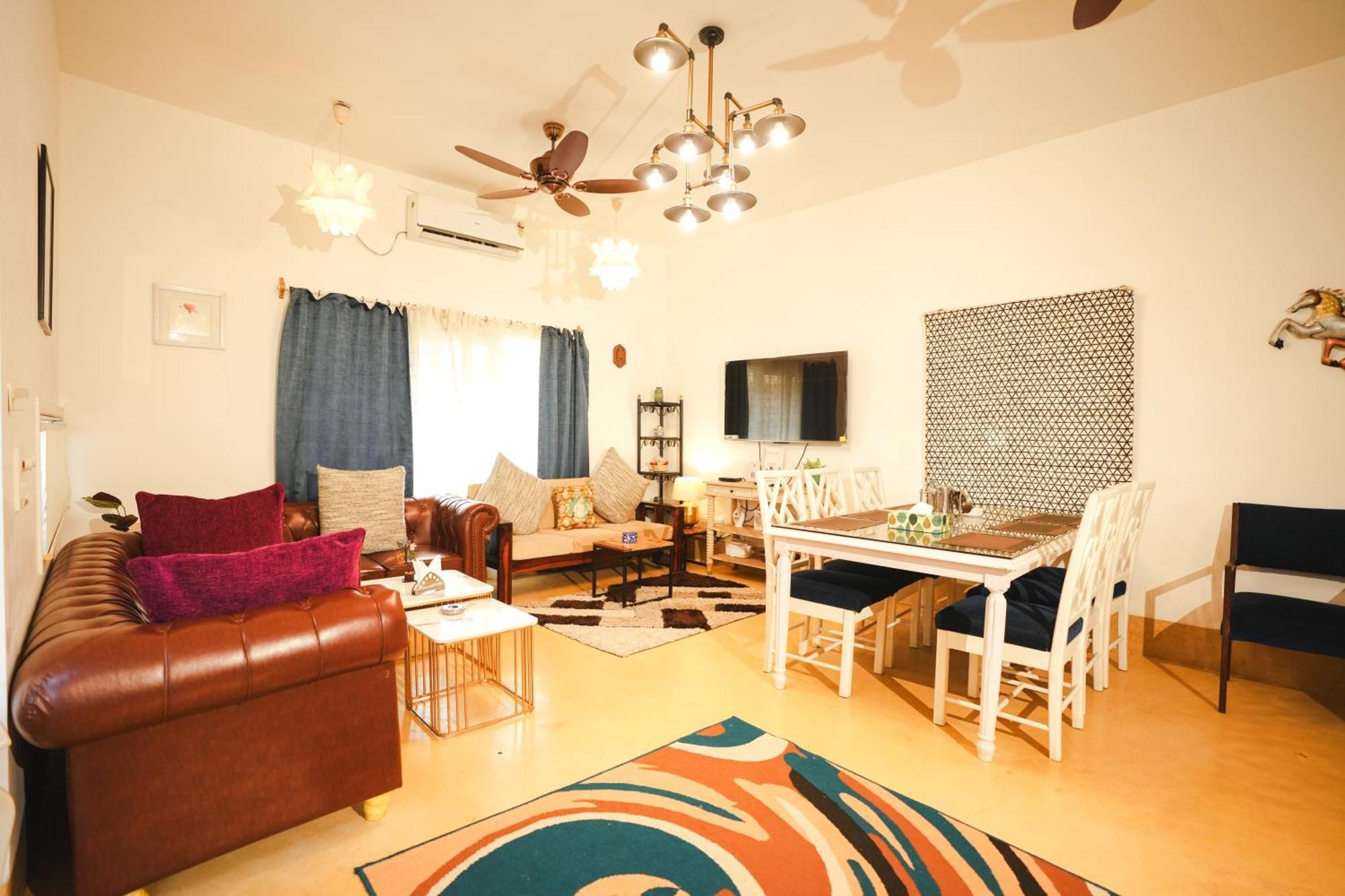 Villa M - Solitude: Beachside Candolim Retreat with Pool Exterior photo